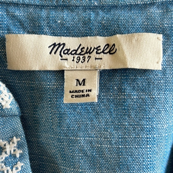 Madewell Sunstitch Embroidered Dress - Picture 5 of 10